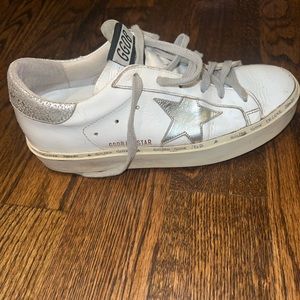 Golden Goose Hi Star Silver